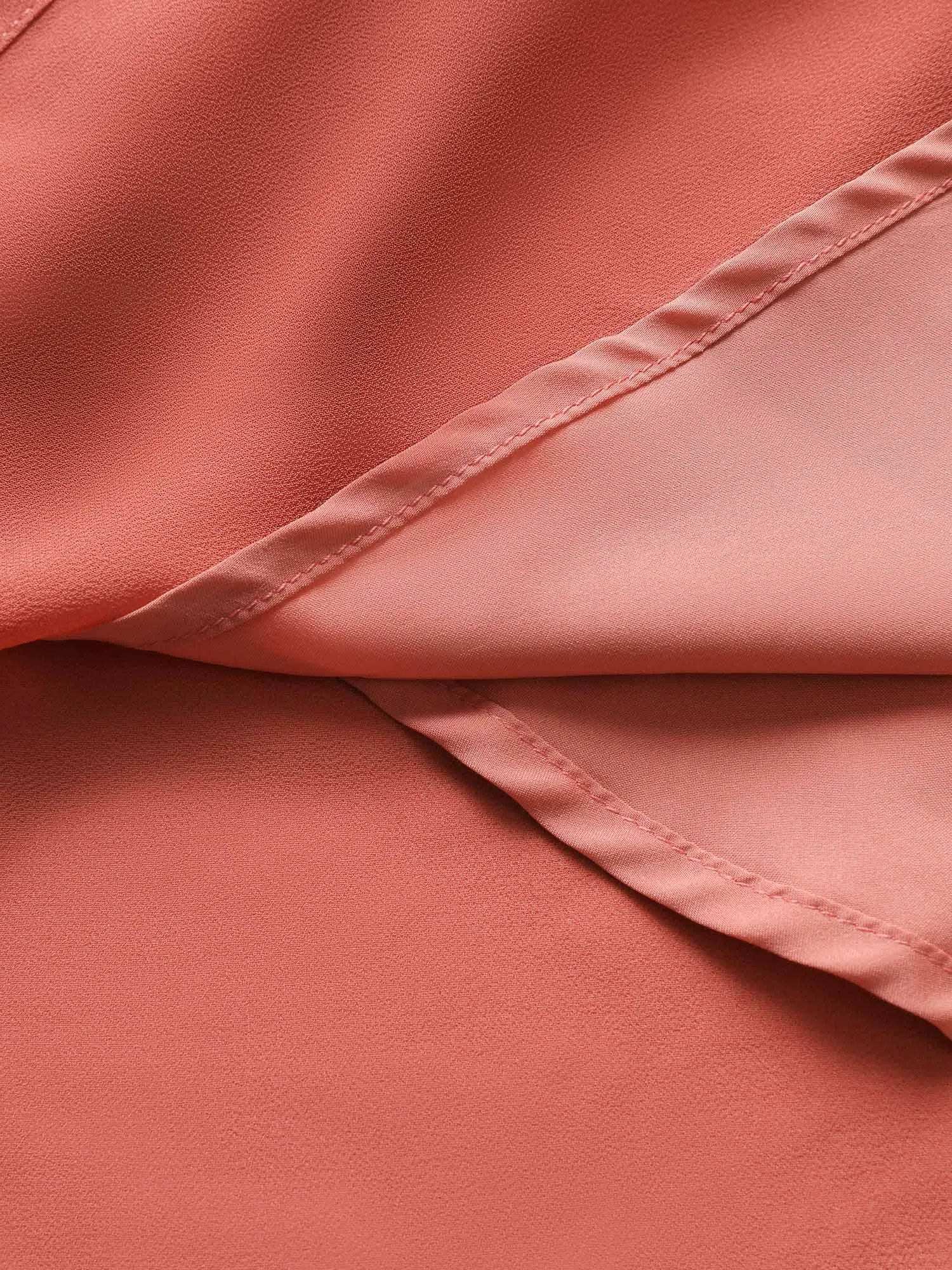 Chiffon Plain Ties Knotted Lantern Sleeve Dress sold by Bloomchic product image thumbnail 5