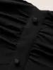 Organza Patchwork Button Detail Cami Dress sold by Bloomchic