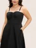 Organza Patchwork Button Detail Cami Dress sold by Bloomchic