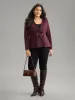 Plain Deep V Neck Buckle Detail Blazer sold by Bloomchic