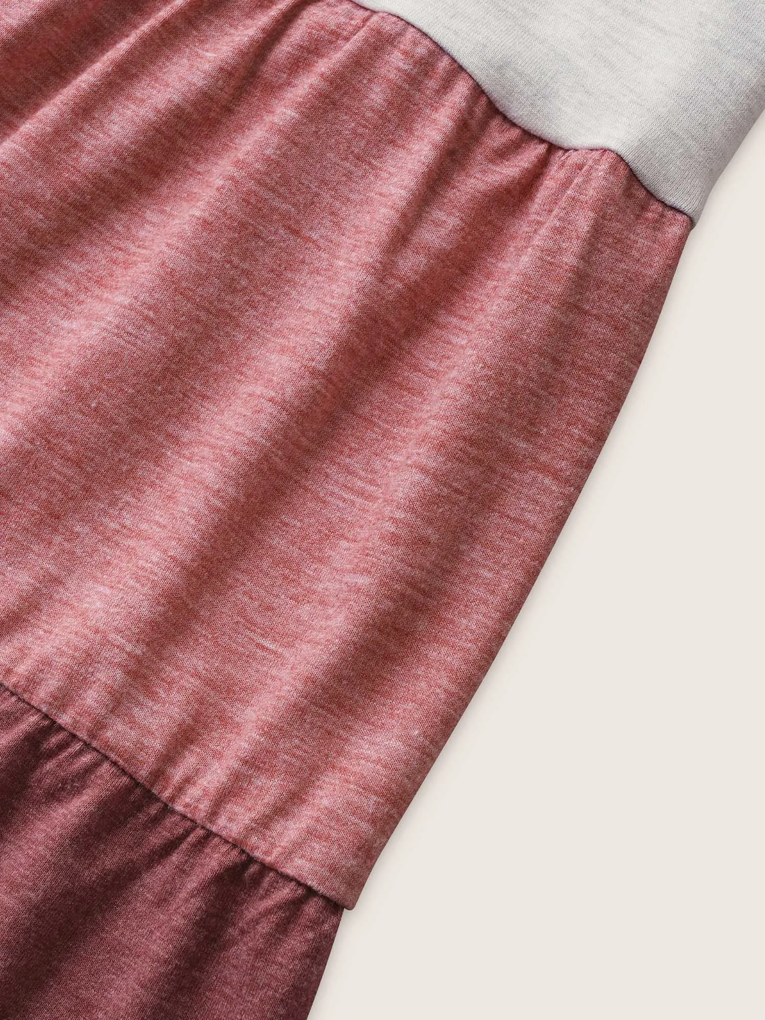 Colorblock Contrast Ruffle Cap Sleeve T-shirt sold by Bloomchic product image thumbnail 5