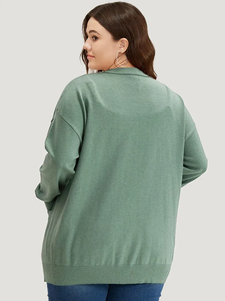Supersoft Essentials Patched Pocket Drop Shoulder Cardigan sold by Bloomchic product image thumbnail 2