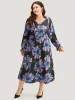 Floral Print Flutter Trim Dress sold by Bloomchic