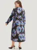 Floral Print Flutter Trim Dress sold by Bloomchic
