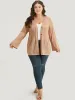 Geometric Hollow Out Button Up Cardigan sold by Bloomchic