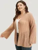 Geometric Hollow Out Button Up Cardigan sold by Bloomchic