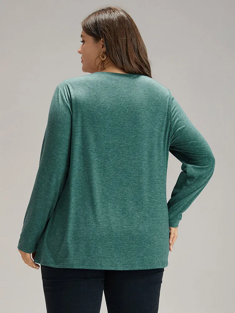 Horoscope Print Round Neck T-shirt sold by Bloomchic product image thumbnail 2