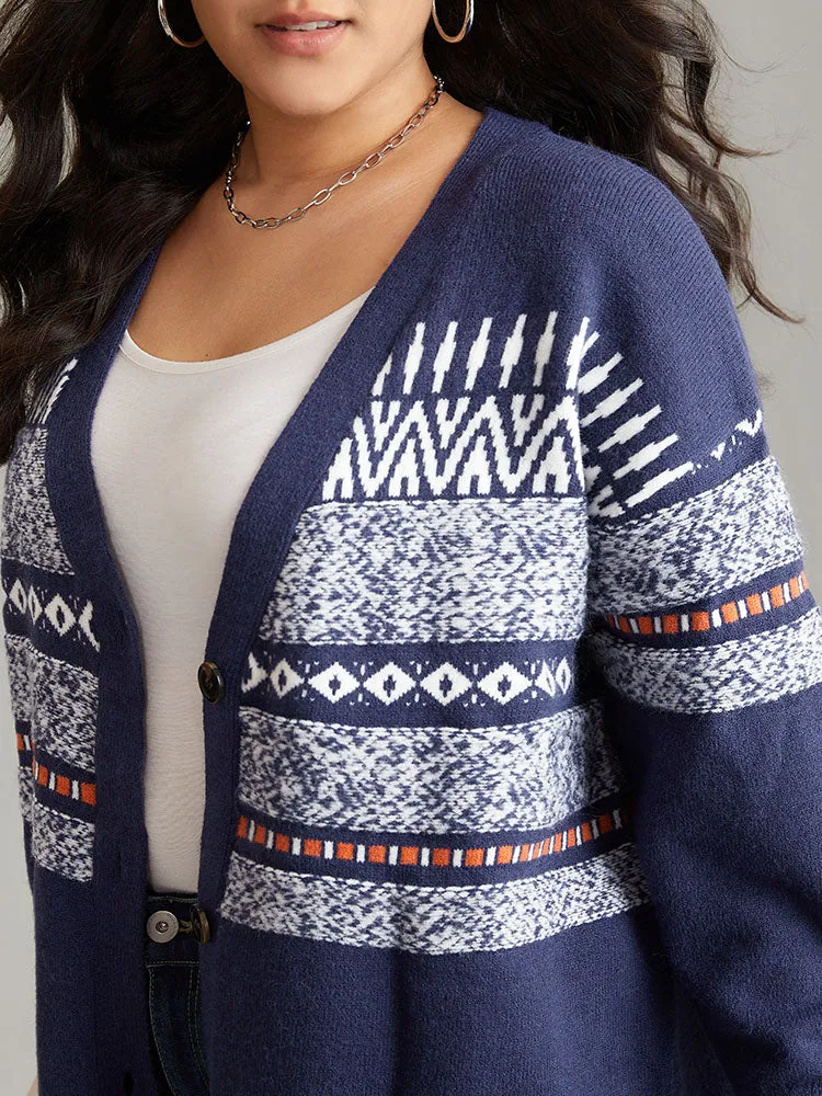 Anti-Pilling Bandana Print Open Front Cardigan sold by Bloomchic product image thumbnail 5