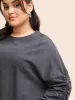 Vintage Drawstring Drop Shoulder T-shirt sold by Bloomchic