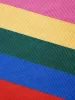 One Shoulder Neck Rainbow Frill Trim T-shirt sold by Bloomchic