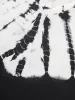 Tie Dye V Neck Pocket Hanky Hem T-shirt sold by Bloomchic