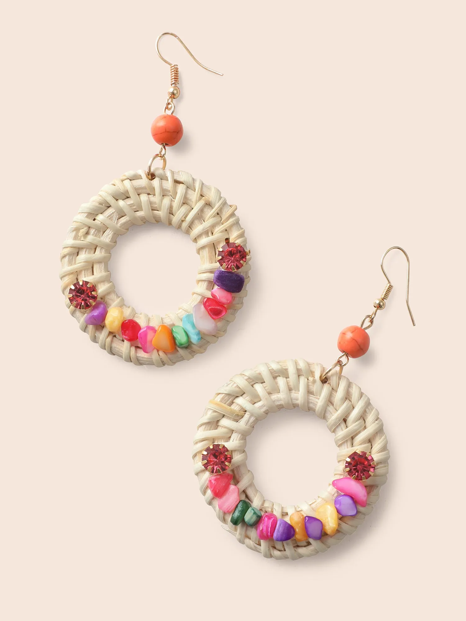 Rattan Grass Zirconium Earrings sold by Bloomchic product image thumbnail 4