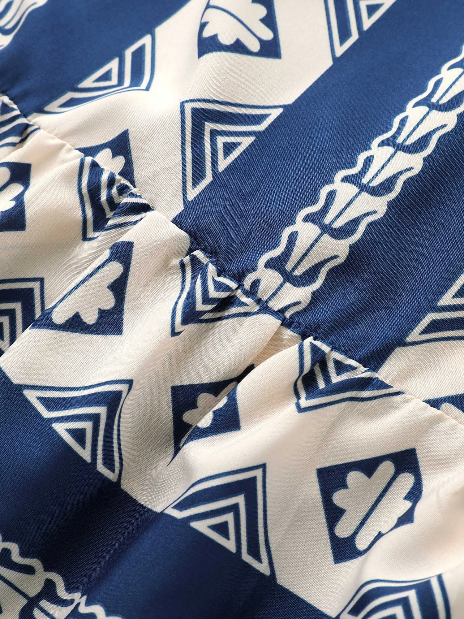 Bandana Print Patchwork Elastic Waist Dress sold by Bloomchic product image thumbnail 5