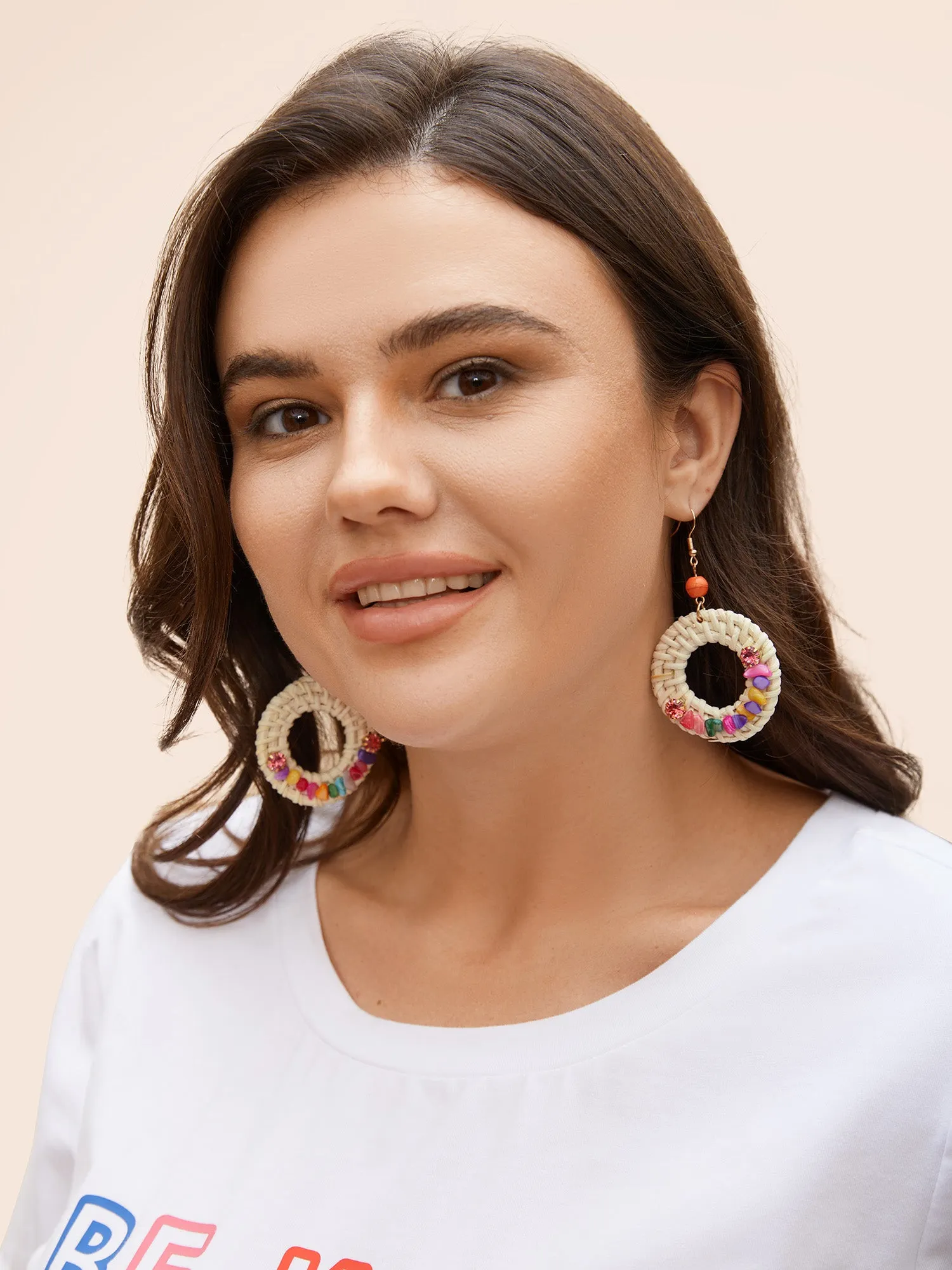 Rattan Grass Zirconium Earrings sold by Bloomchic product image thumbnail 3