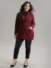 Plisse Plain Button Fly Patched Pocket Cardigan sold by Bloomchic