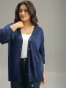 Supersoft Essentials Plain Button Up Elastic Cuffs Cardigan sold by Bloomchic