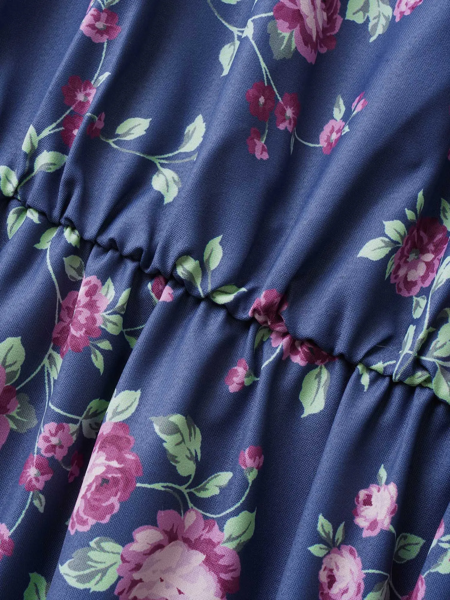 Floral Off Shoulder Belted Frill Trim Dress sold by Bloomchic product image thumbnail 5