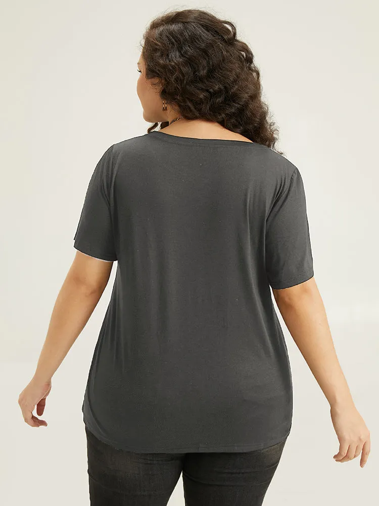 Supersoft Essentials Halloween Print Crew Neck T-shirt sold by Bloomchic product image thumbnail 5