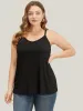 Supersoft Essentials Very Stretchy Adjustable Spaghetti Strap Top sold by Bloomchic
