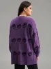 Halloween Pumpkin Graphic Open Front Cardigan sold by Bloomchic
