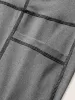 Contrast Trim Side Pocket High Rise Leggings sold by Bloomchic
