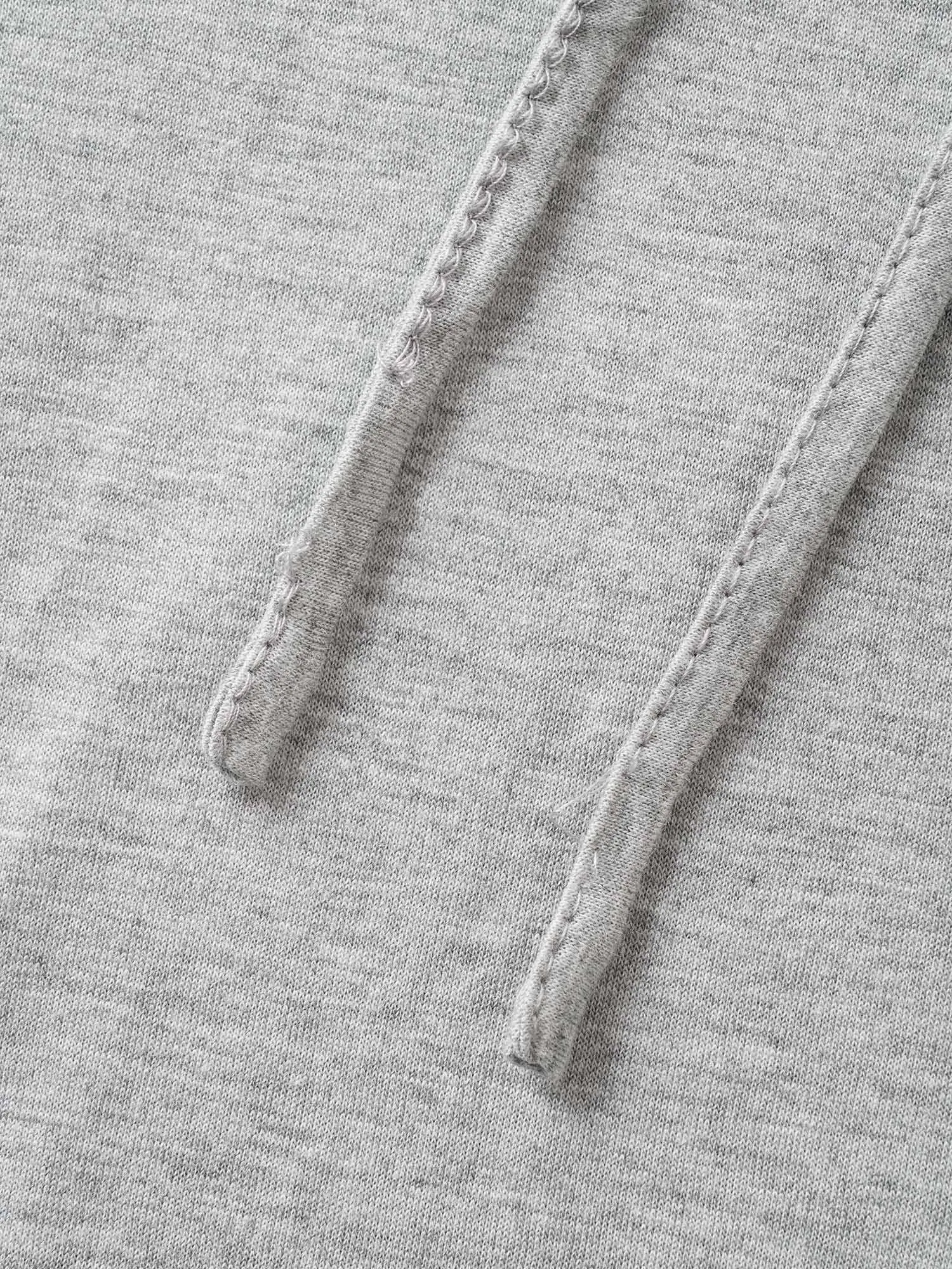 Solid Batwing Sleeve Drawstring Hooded T-shirt sold by Bloomchic product image thumbnail 5