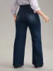 Vintage Dark Wash Wide Leg Jeans sold by Bloomchic