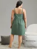 Floral Embroidered Adjustable Straps Sleep Dress sold by Bloomchic