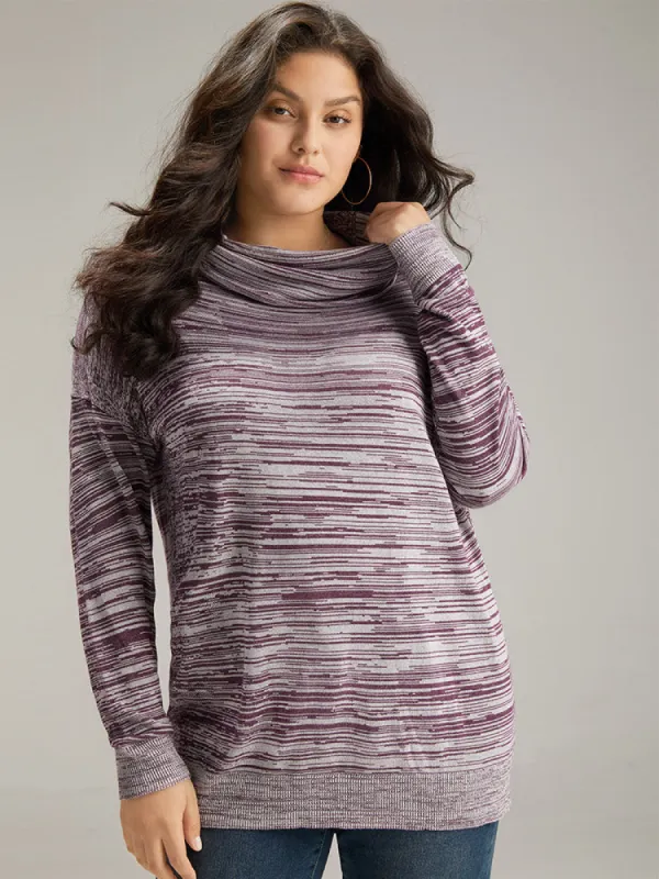 Supersoft Essentials Heather Turtleneck Pullover sold by Bloomchic