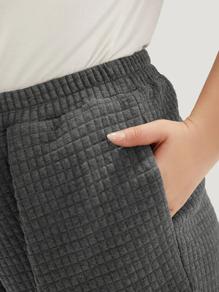 Plain Texture High Rise Sweatpant sold by Bloomchic product image thumbnail 5