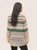 Contrast Striped Cut Out Bell Sleeve Pullover sold by Bloomchic