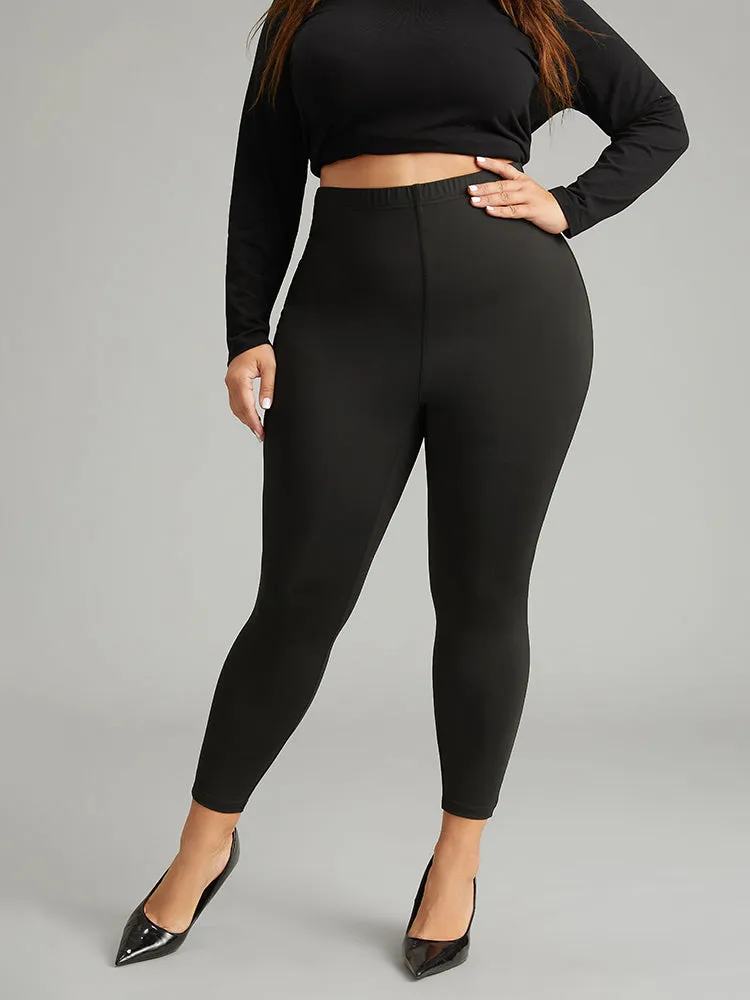 Stretchy-Fit Rhinestone Elastic Waist Leggings sold by Bloomchic product image thumbnail 5