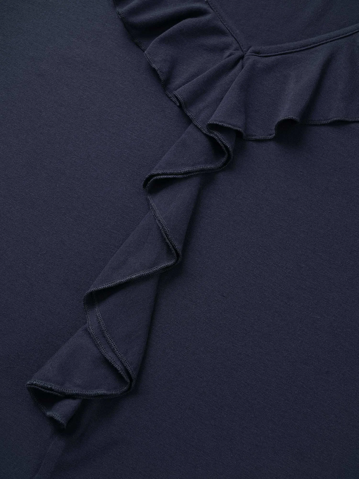 Supersoft Essentials Solid Ruffle Trim T-shirt sold by Bloomchic product image thumbnail 5