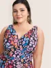 Leopard Print Ruched One Piece Swimsuit sold by Bloomchic