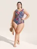 Leopard Print Ruched One Piece Swimsuit sold by Bloomchic