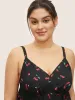 Cherry Print Adjustable Straps Loungewear Set sold by Bloomchic