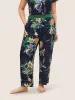 Natural Flowers Contrast Pocket Rib Knit Sleep Bottoms sold by Bloomchic