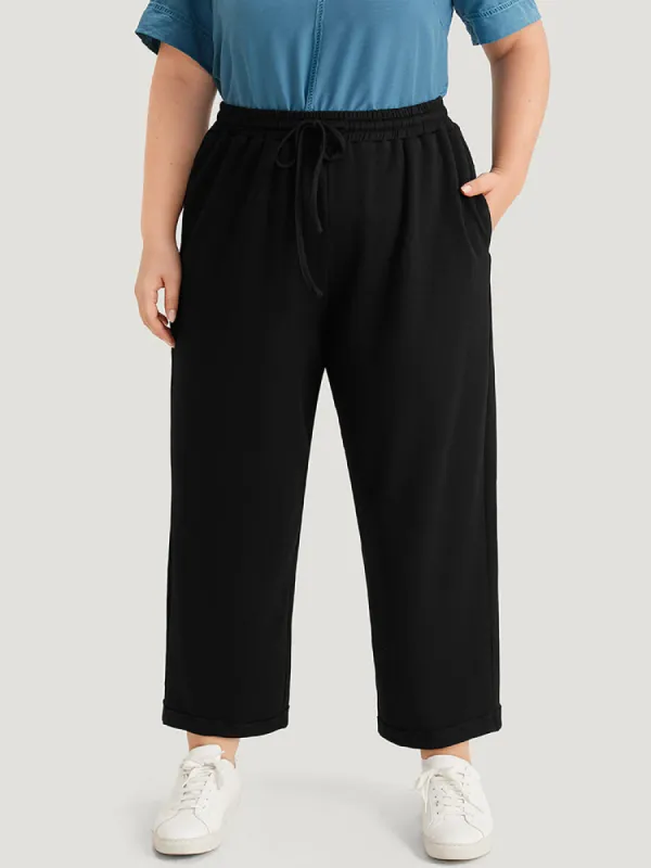 Supersoft Essentials Solid Drawstring Woven Pants sold by Bloomchic