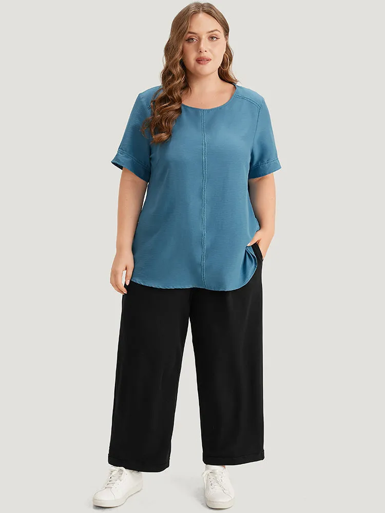 Supersoft Essentials Solid Drawstring Woven Pants sold by Bloomchic product image thumbnail 2