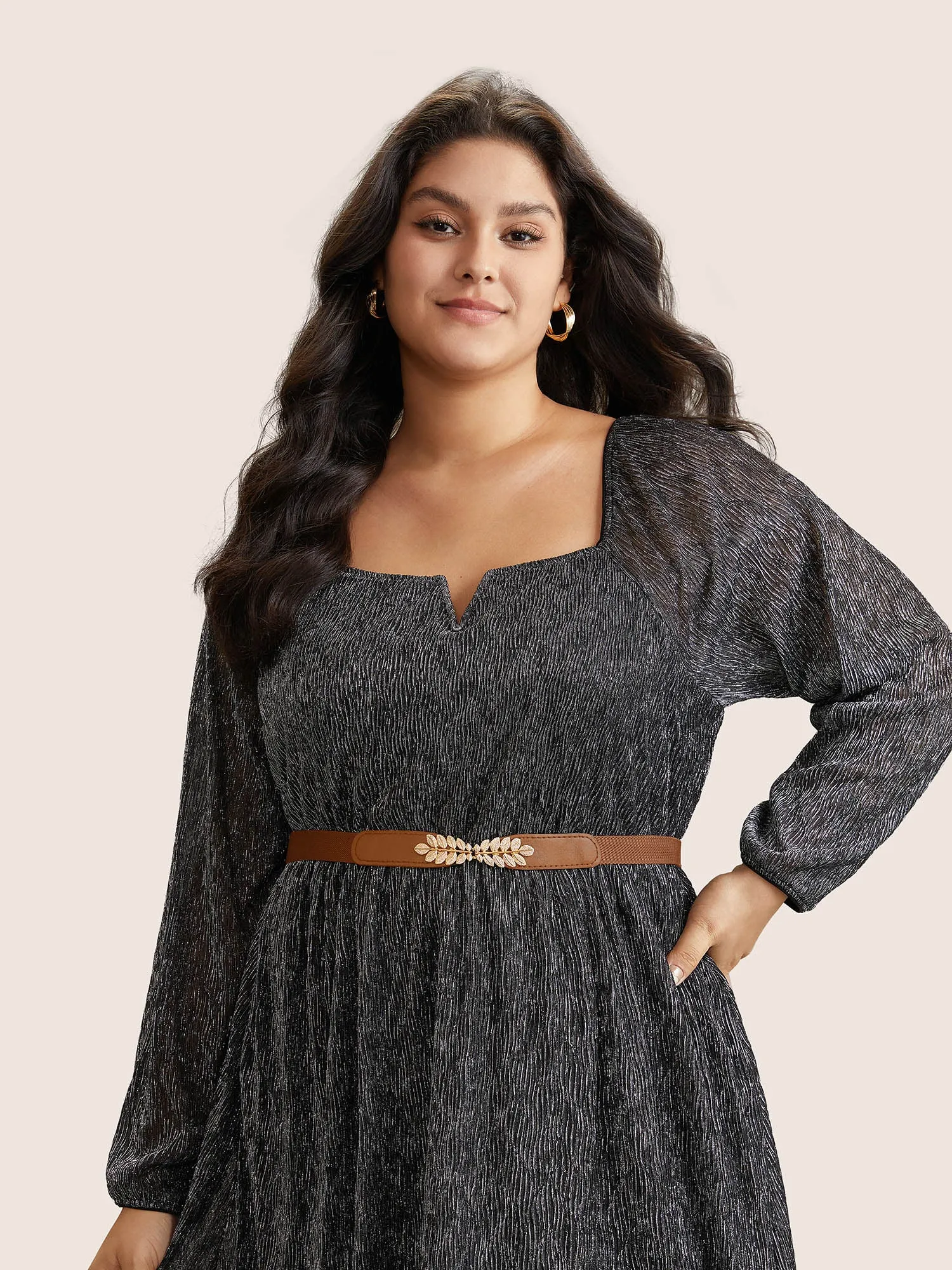 Metal Leaf Decor Belt sold by Bloomchic product image thumbnail 5