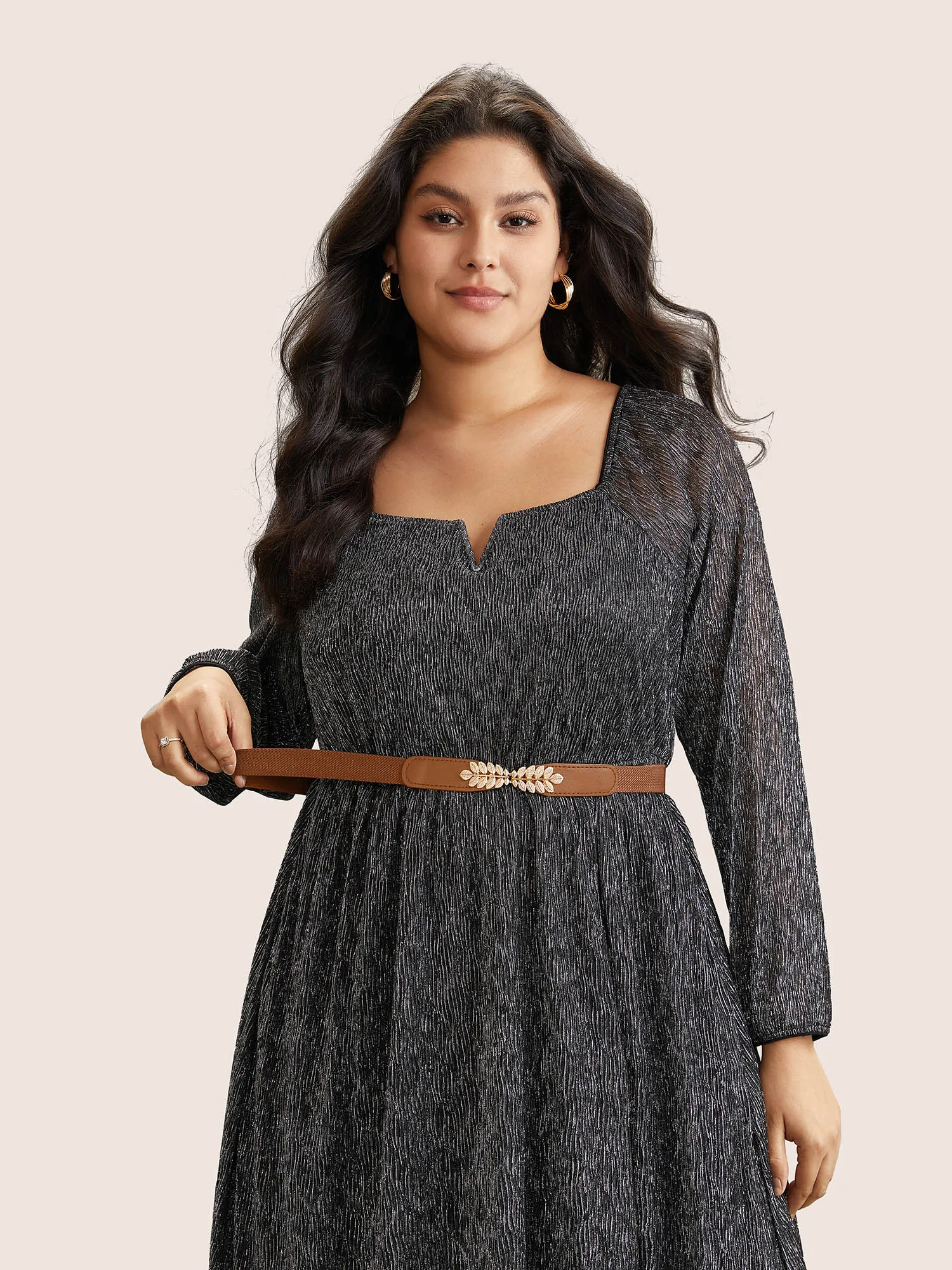 Metal Leaf Decor Belt sold by Bloomchic product image thumbnail 4