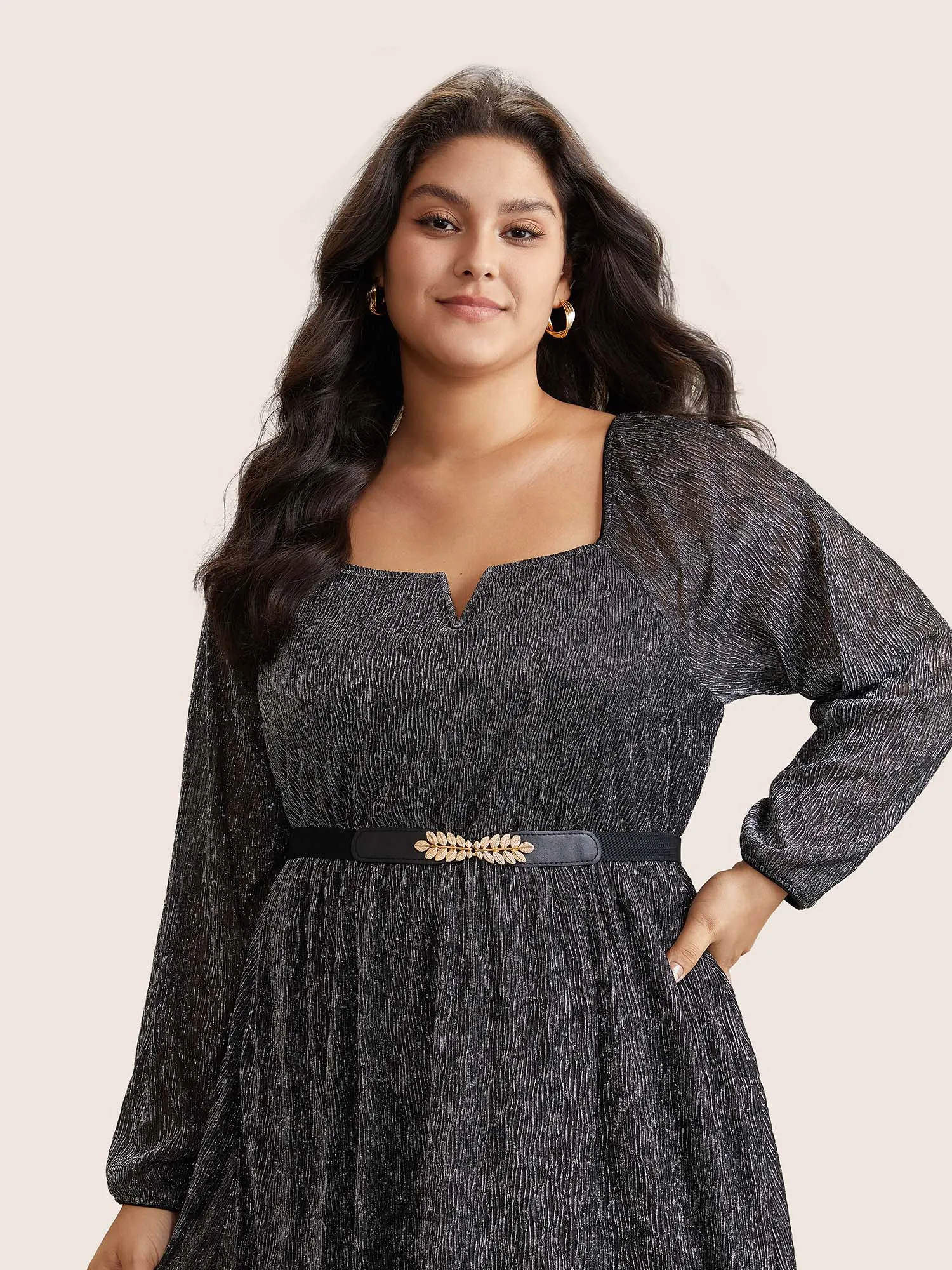 Metal Leaf Decor Belt sold by Bloomchic product image thumbnail 2