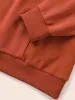 Round Neck Patchwork Drop Shoulder Sweatshirt sold by Bloomchic