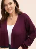 Colorblock Contrast Patched Pocket Open Front Cardigan sold by Bloomchic