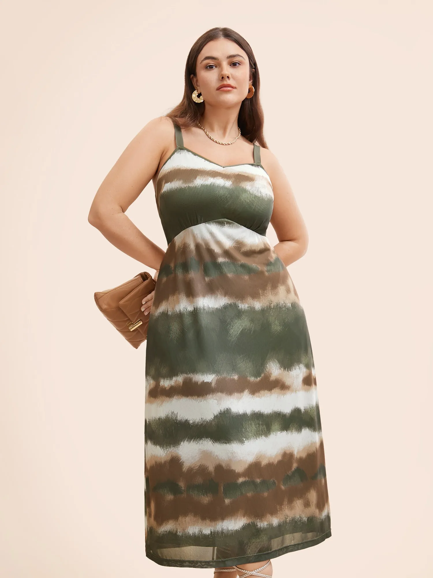 Gradient Print Adjustable Straps Cami Dress sold by Bloomchic product image thumbnail 4