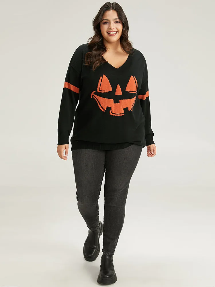 Anti-Pilling Halloween Graphic Pullover sold by Bloomchic product image thumbnail 5