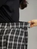 Plaid Elastic Waist Straight Leg Pants sold by Bloomchic