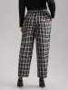 Plaid Elastic Waist Straight Leg Pants sold by Bloomchic