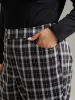 Plaid Elastic Waist Straight Leg Pants sold by Bloomchic