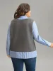 2-In-1 Striped Patchwork Waffle Knit Sweatshirt sold by Bloomchic